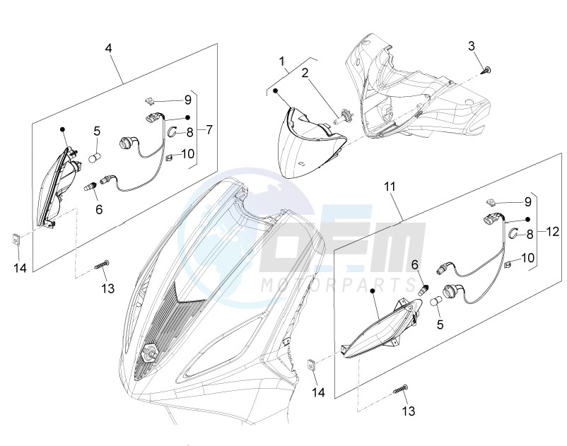 Head lamp - Turn signal lamps image