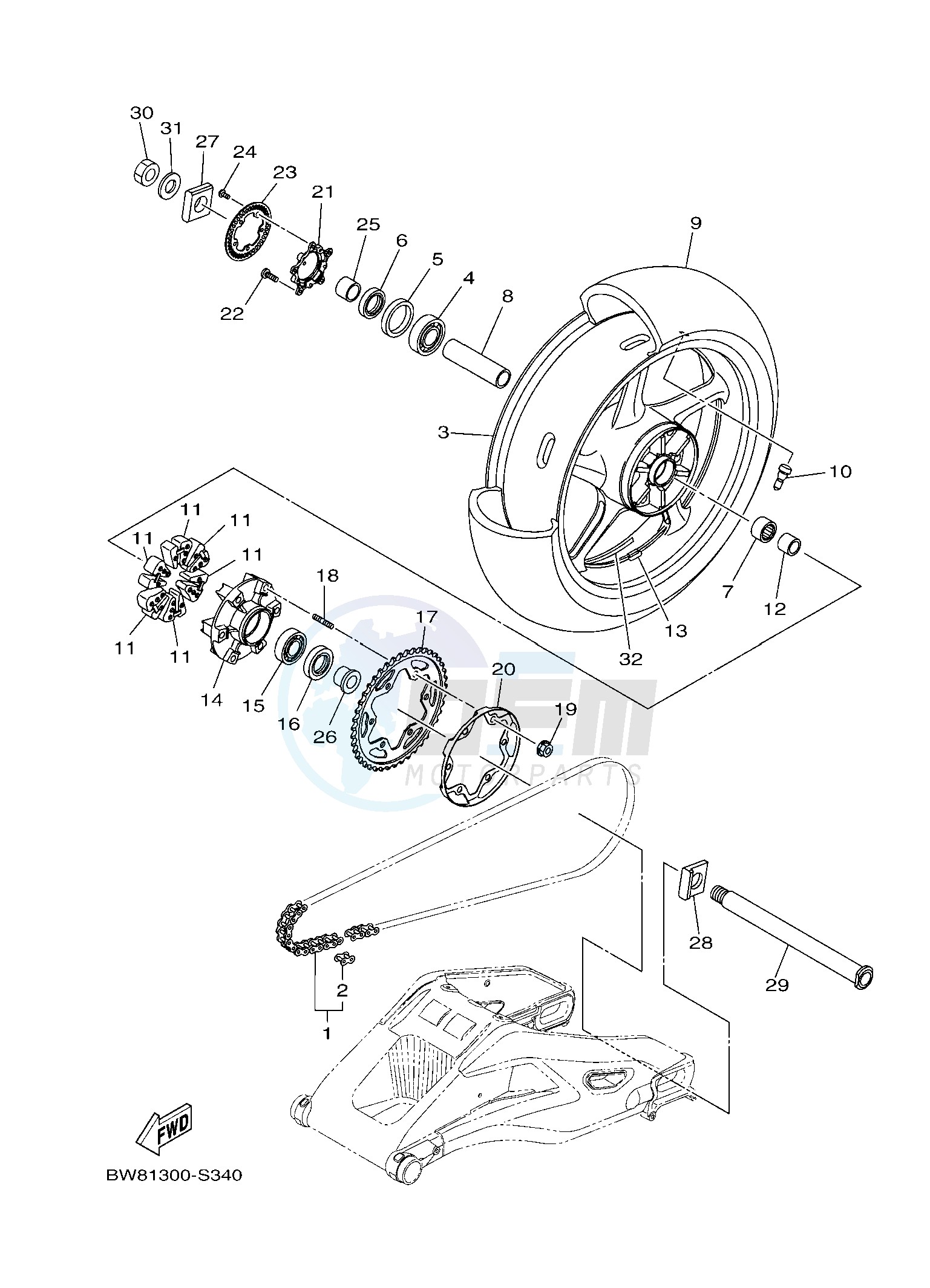 REAR WHEEL image