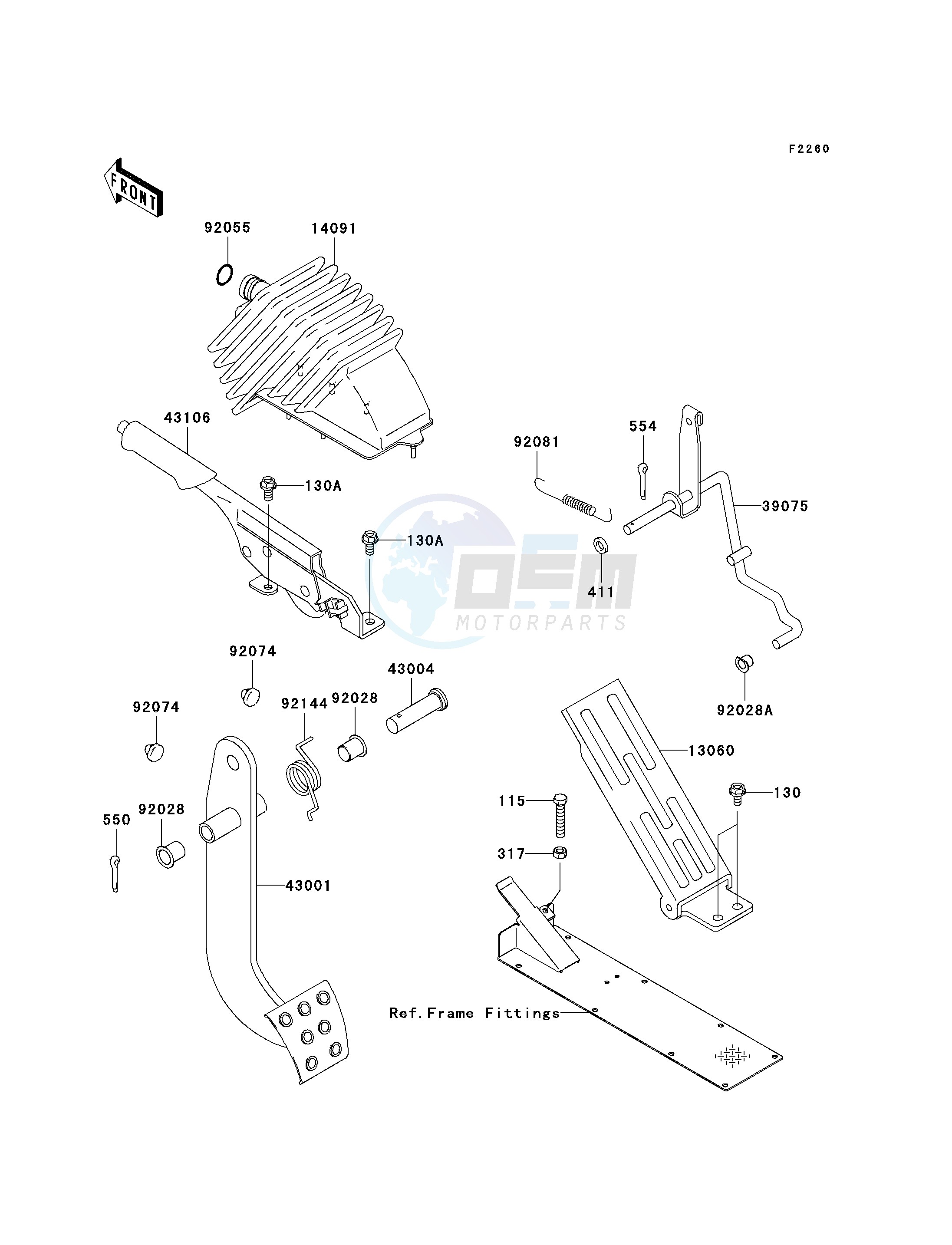 BRAKE PEDAL_THROTTLE LEVER image