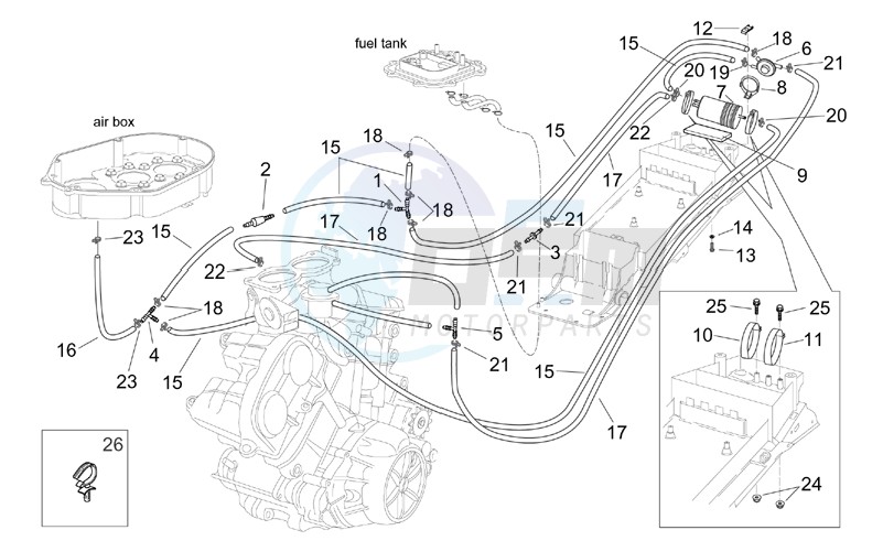 Fuel vapour recover system blueprint