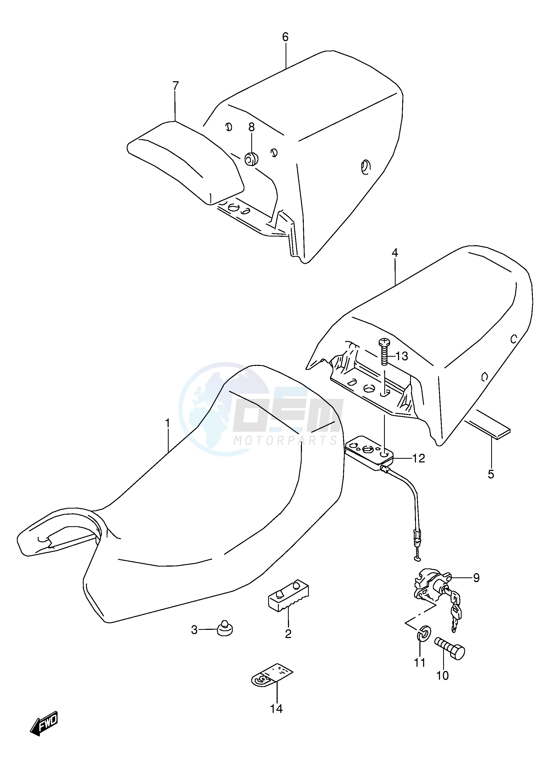 SEAT (MODEL J K L M) blueprint