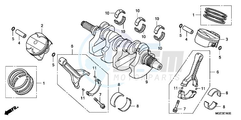 CRANKSHAFT/PISTON image