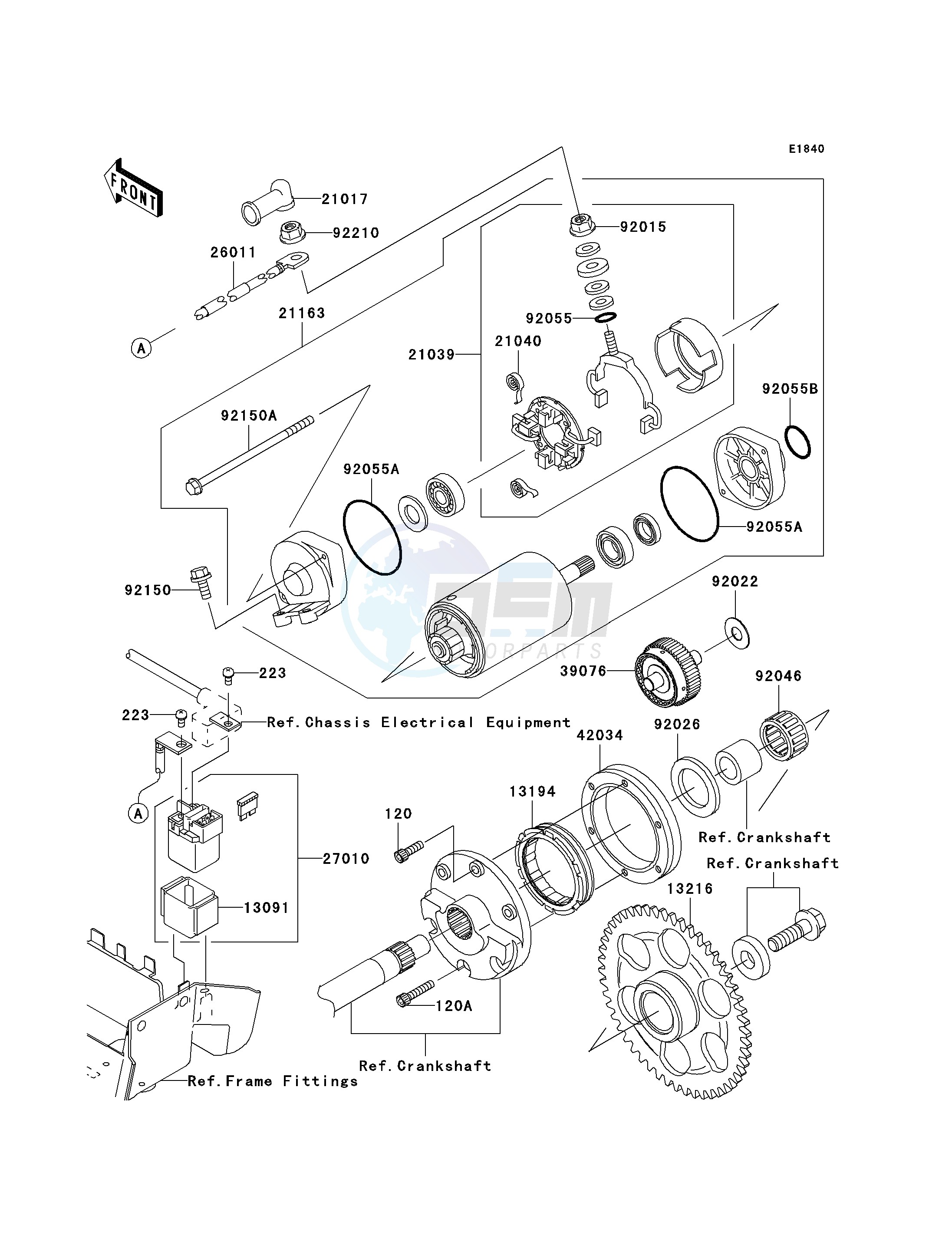 STARTER MOTOR blueprint