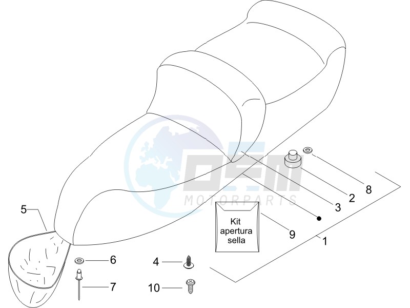 Saddle seats - Tool roll image