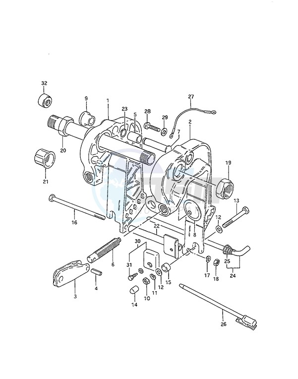 Clamp Bracket (1989 to 1993) image