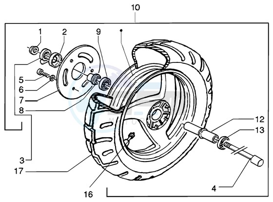 Front wheel image