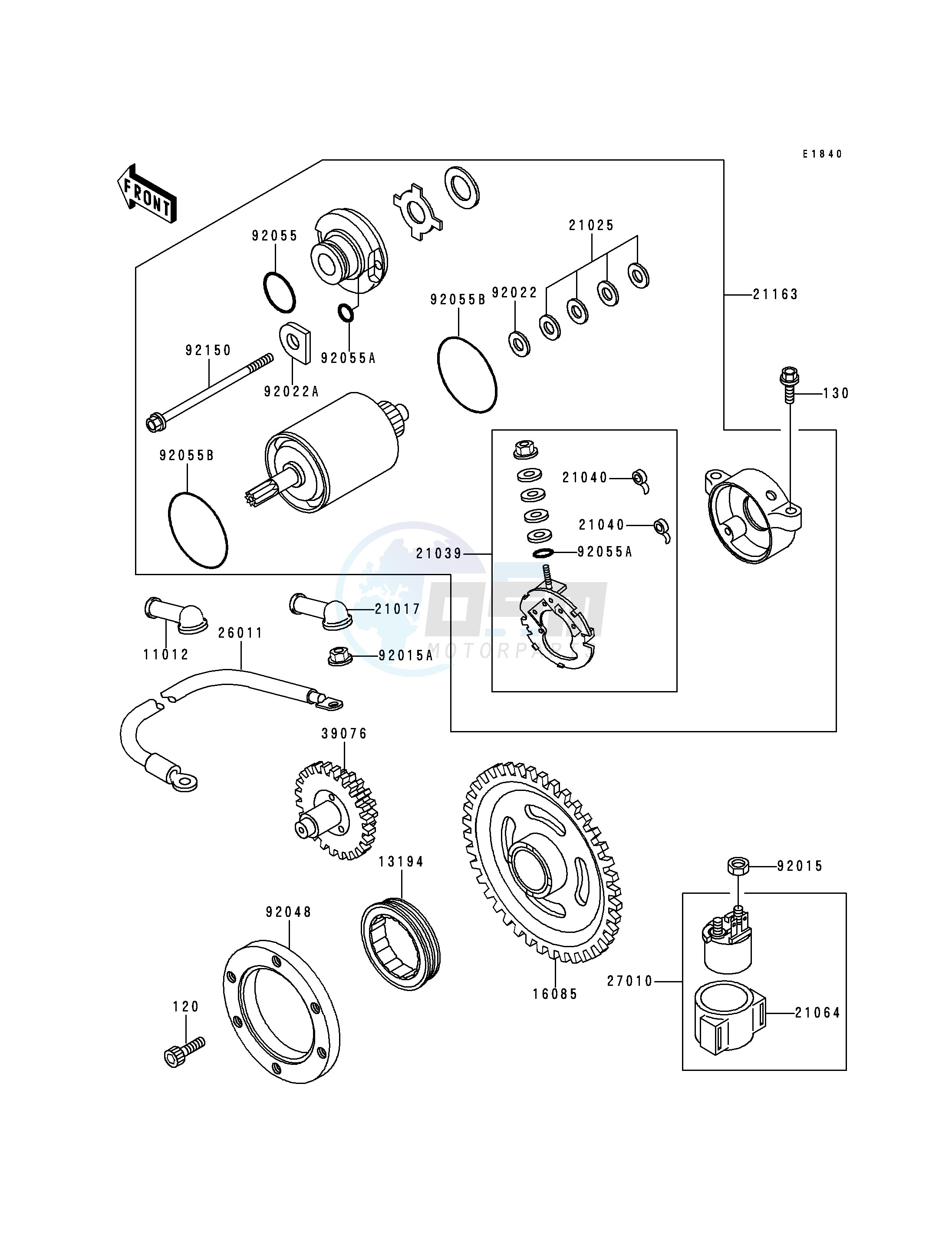 STARTER MOTOR blueprint