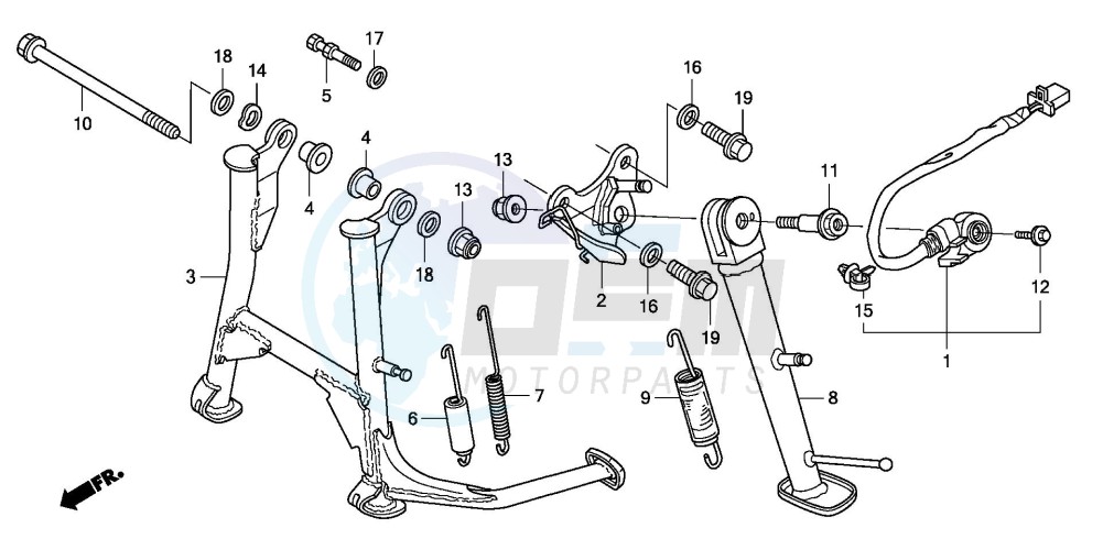 STAND (CBF600S8/SA8/N8/NA8) image