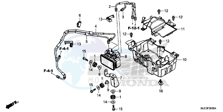 ABS MODULATOR/ TRAY image