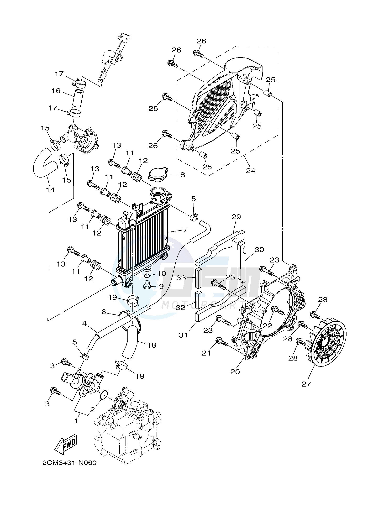 RADIATOR & HOSE image