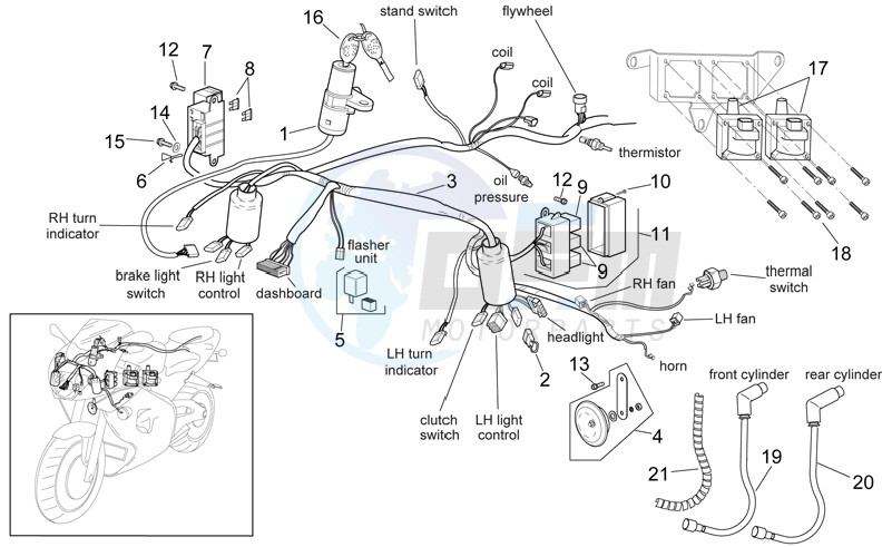 Front electrical system image