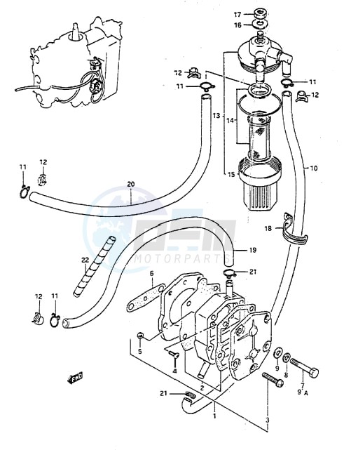 Fuel Pump (1988 to 1994) blueprint