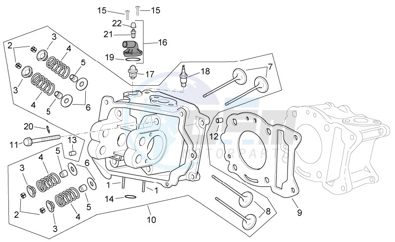 Cilinder head blueprint