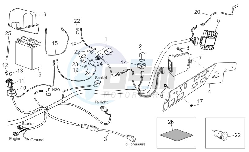 Rear electrical system blueprint