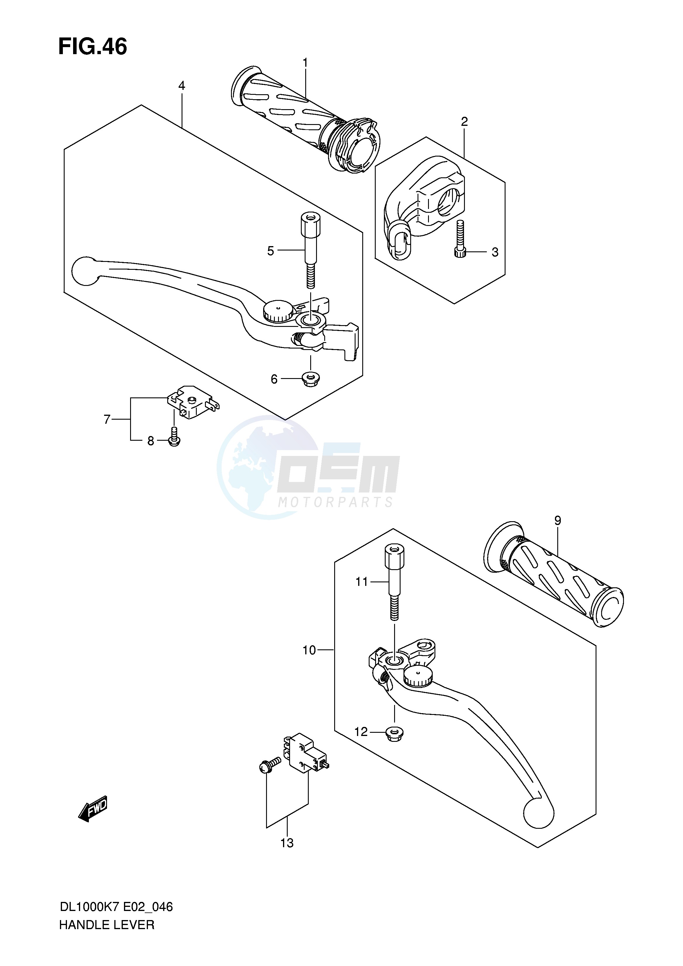 HANDLE LEVER image