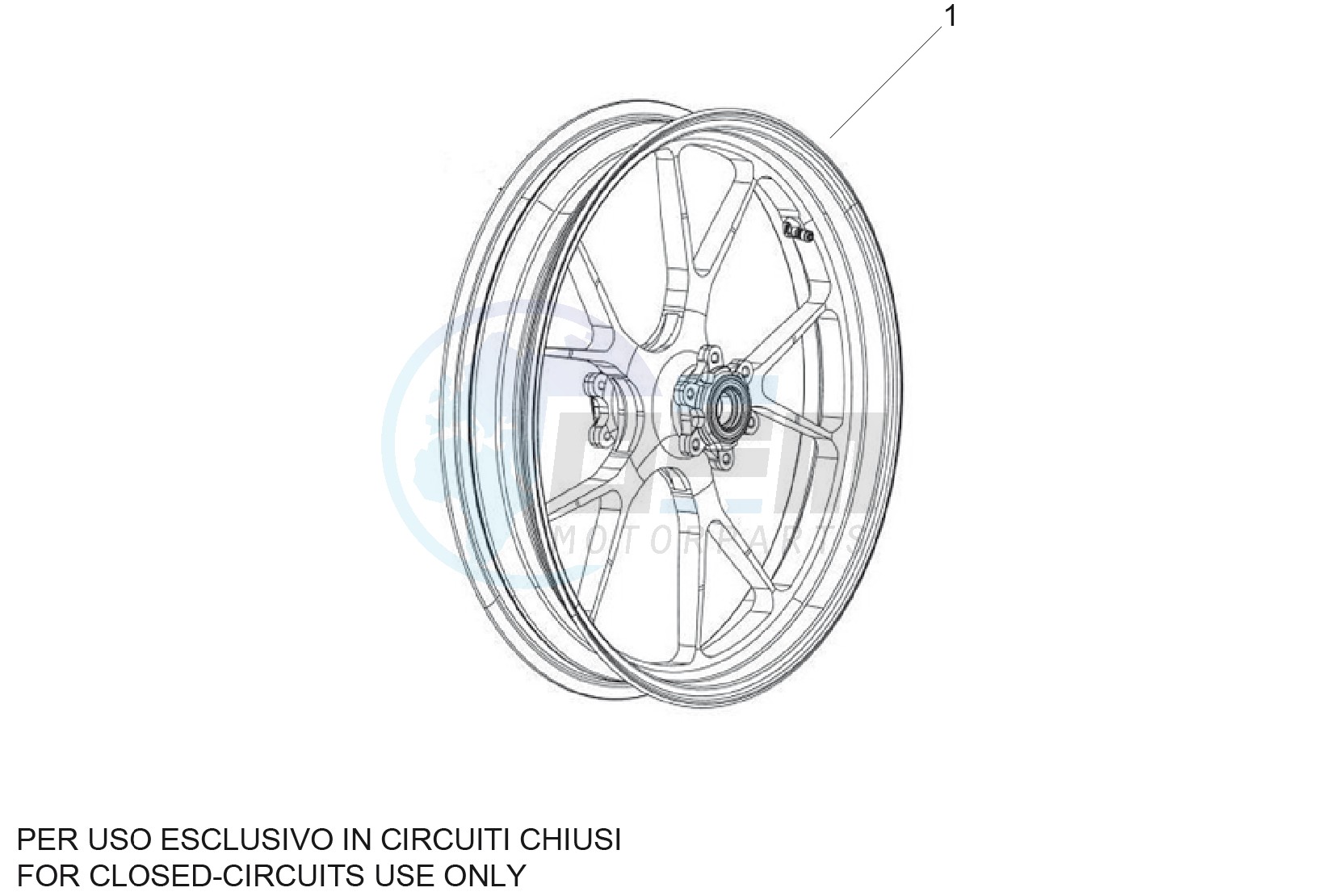 Front wheel assembly blueprint