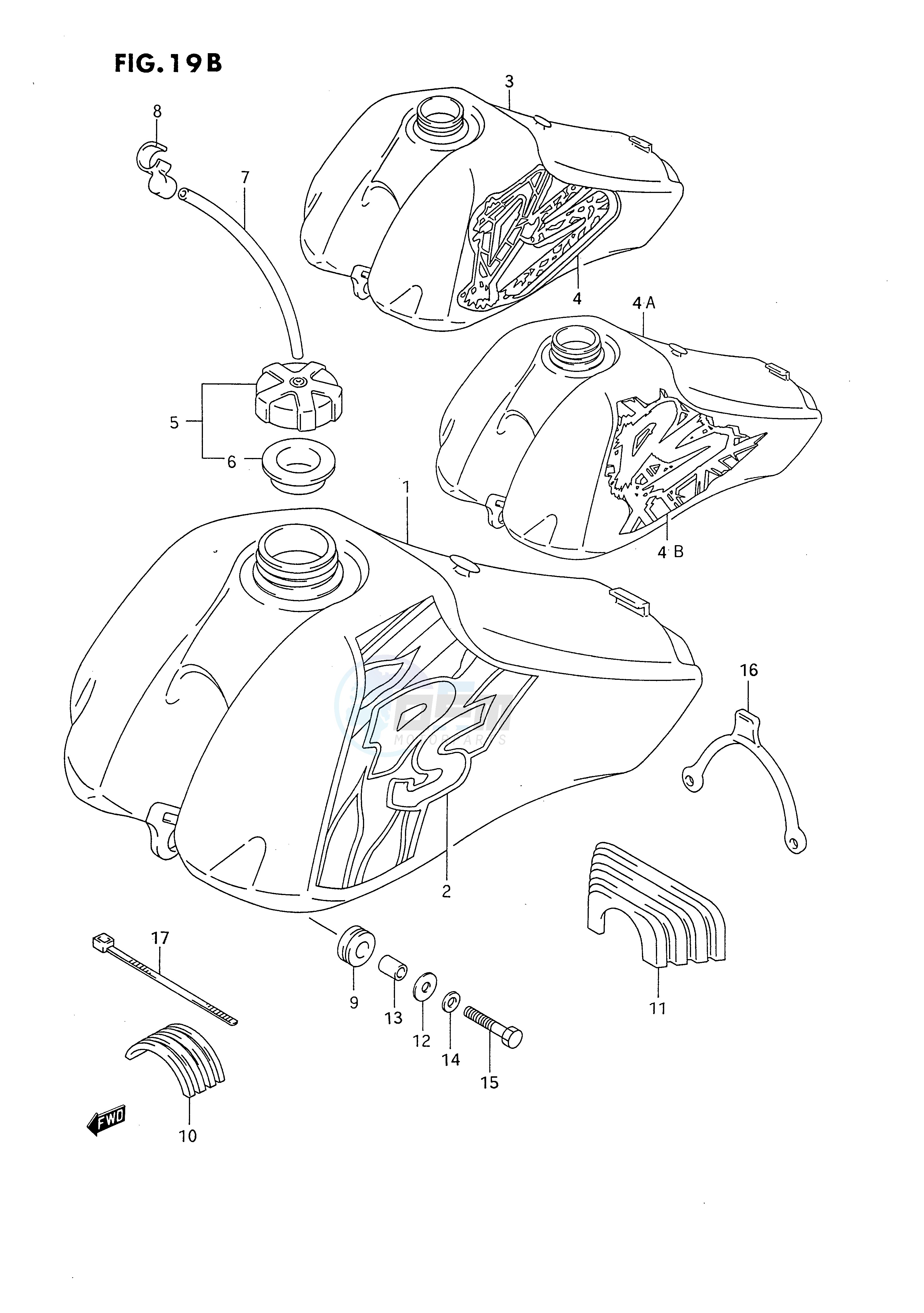 FUEL TANK (MODEL N P R S) image