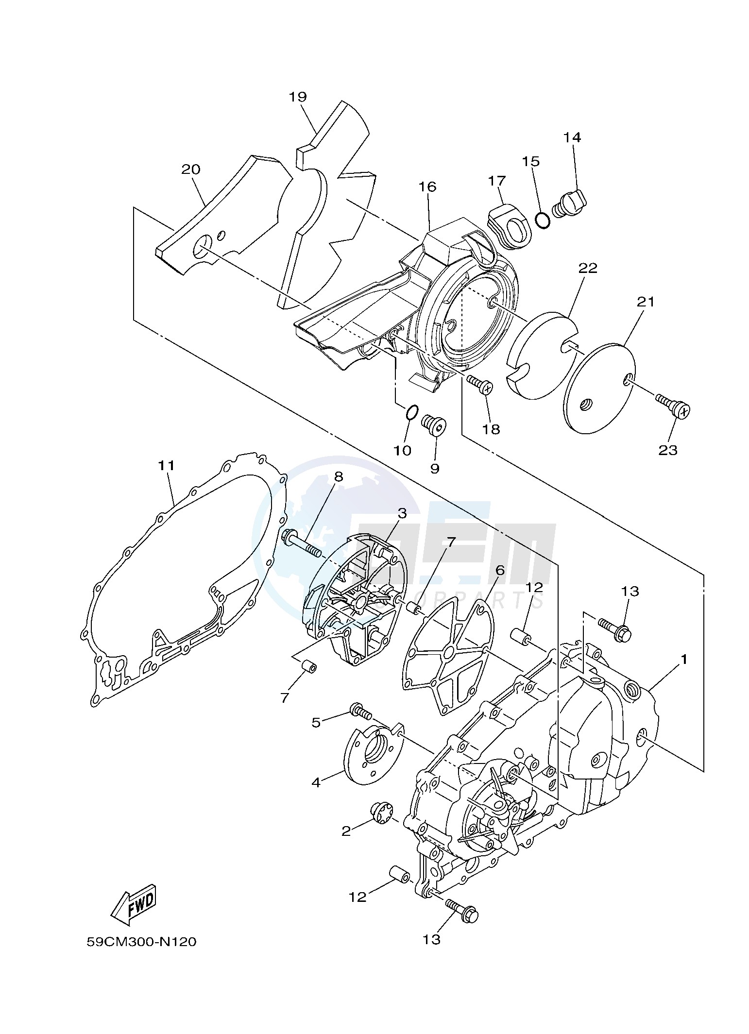 CRANKCASE COVER 1 image