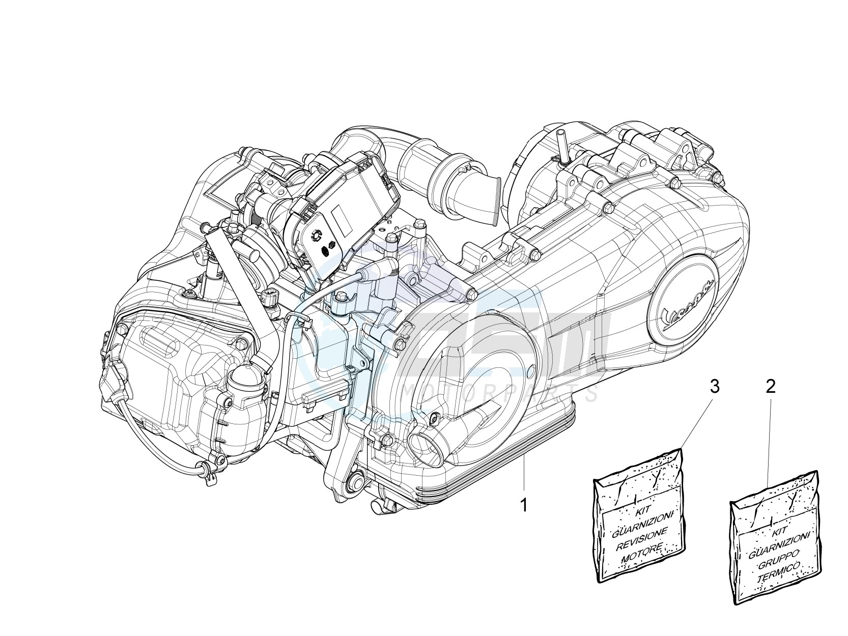 Engine, assembly image