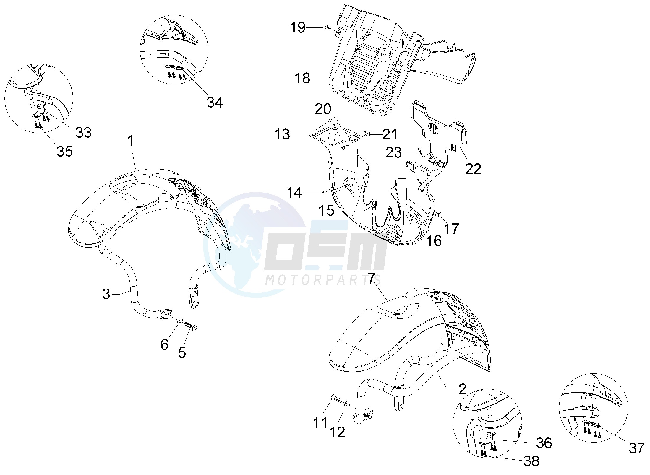 Wheel housing - Mudguard image