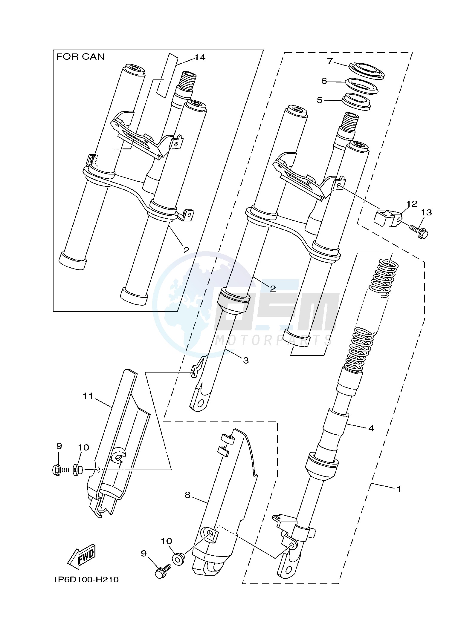 FRONT FORK image