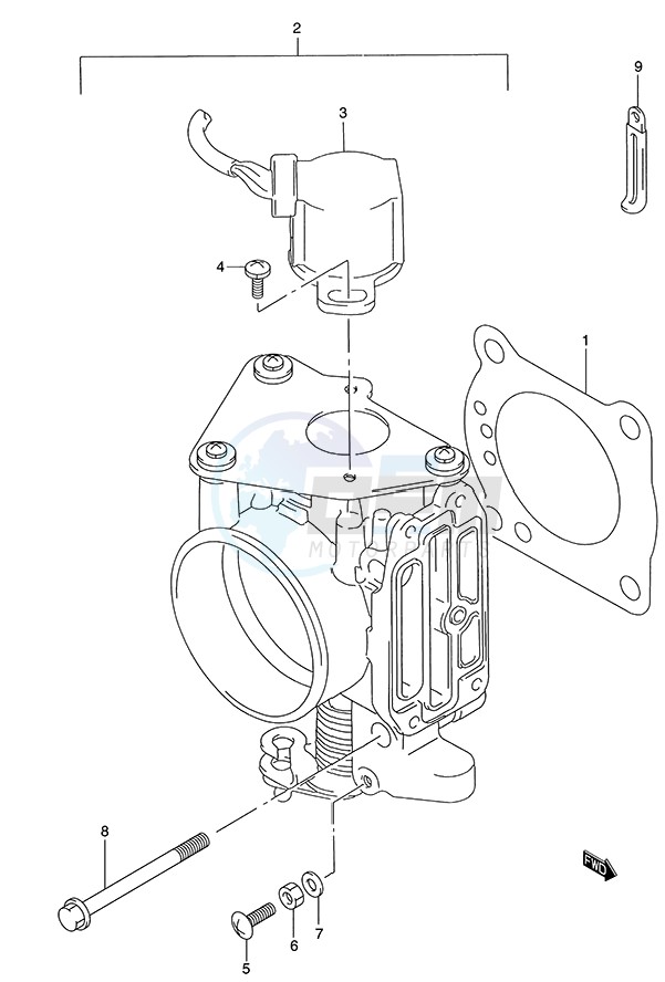 Throttle Body (DT140EFI blueprint