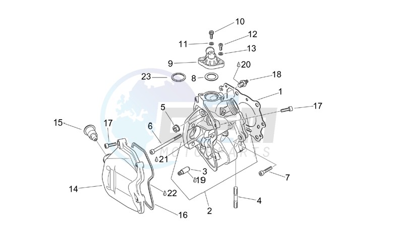 Cilinder head blueprint