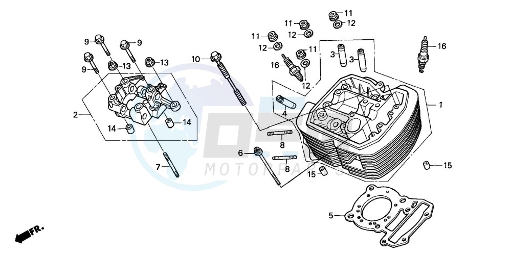 FRONT CYLINDER HEAD image