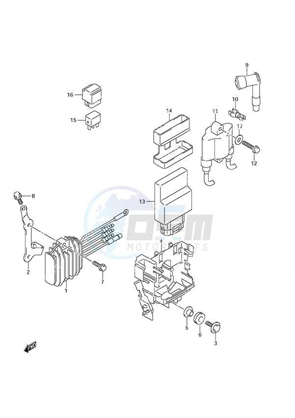 Rectifier/Ignition Coil blueprint