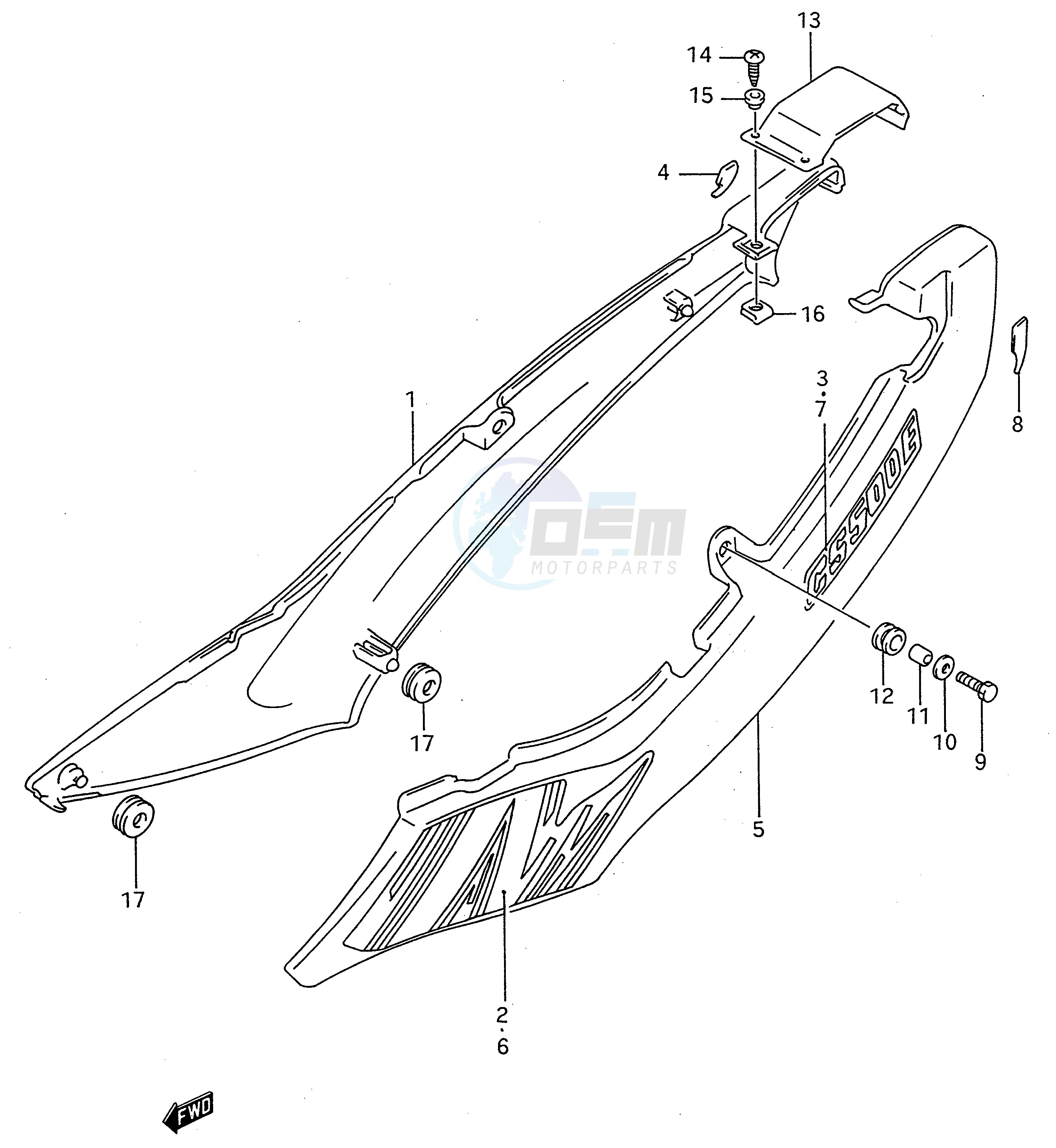 FRAME COVER (MODEL P) image