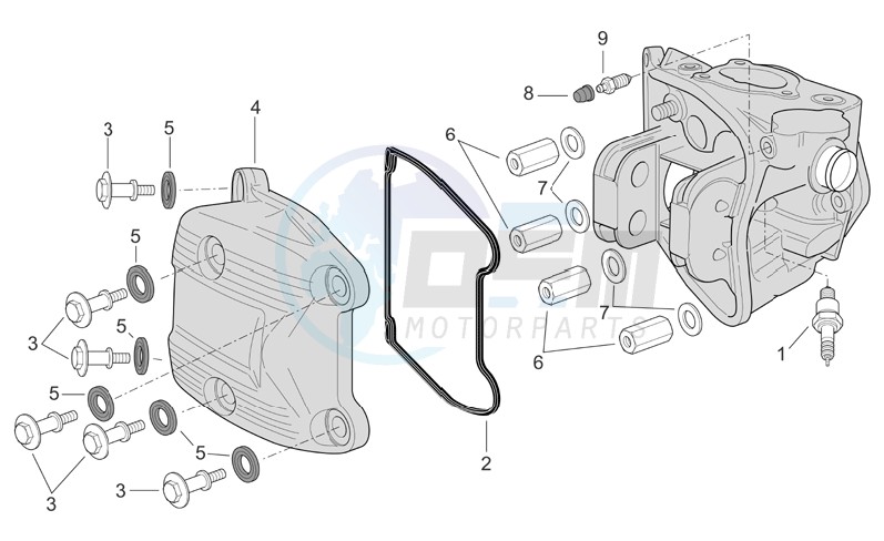Head cover (Ext.Thermostat) blueprint