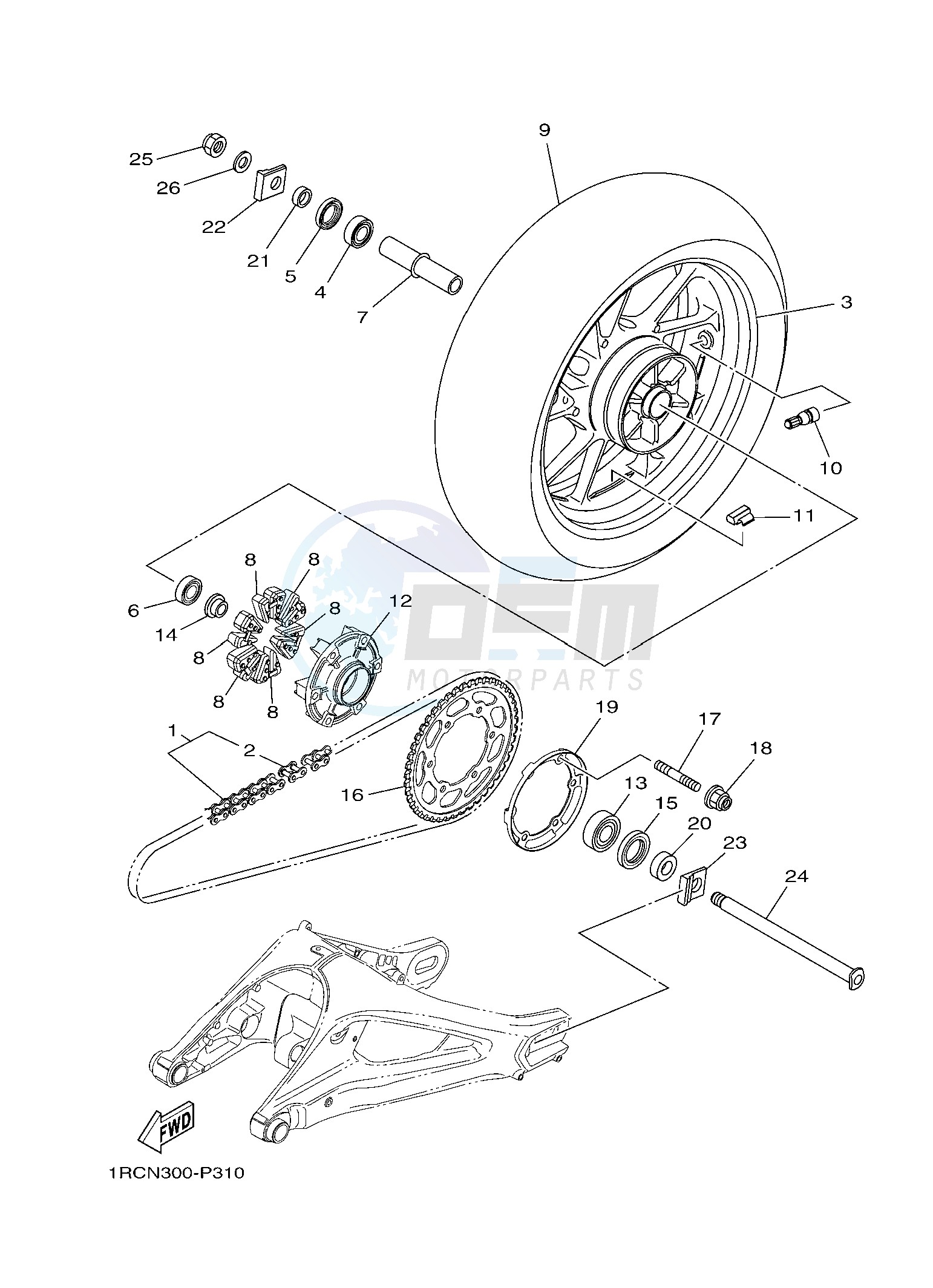 REAR WHEEL image