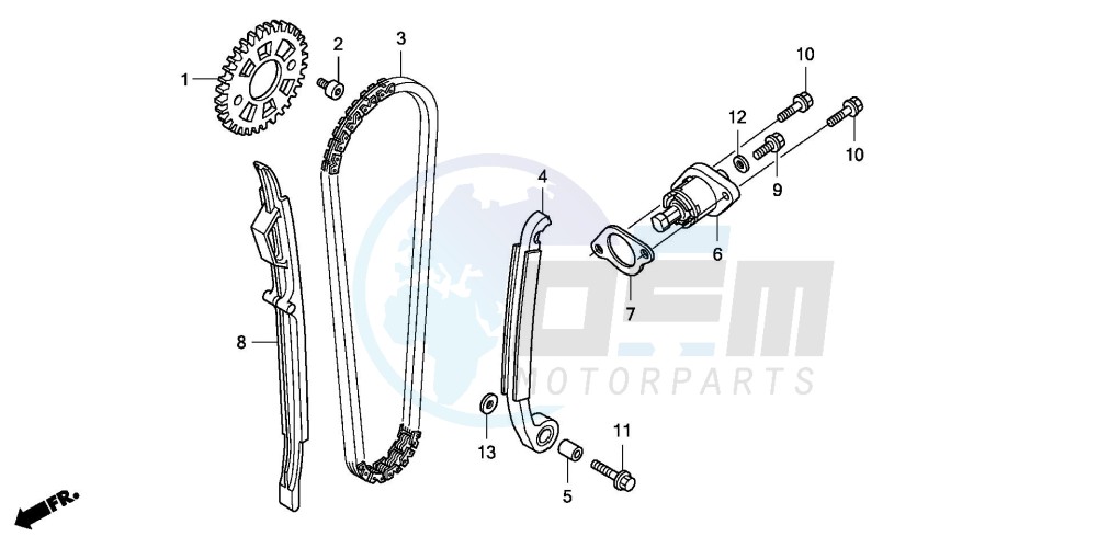 CAM CHAIN/TENSIONER image