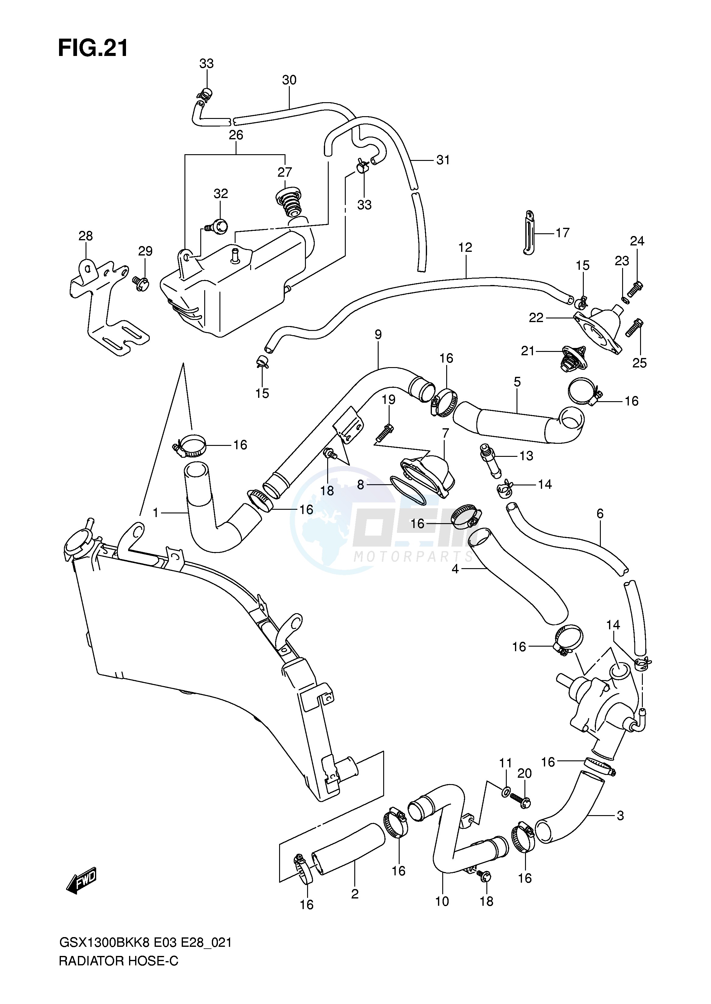 RADIATOR HOSE image