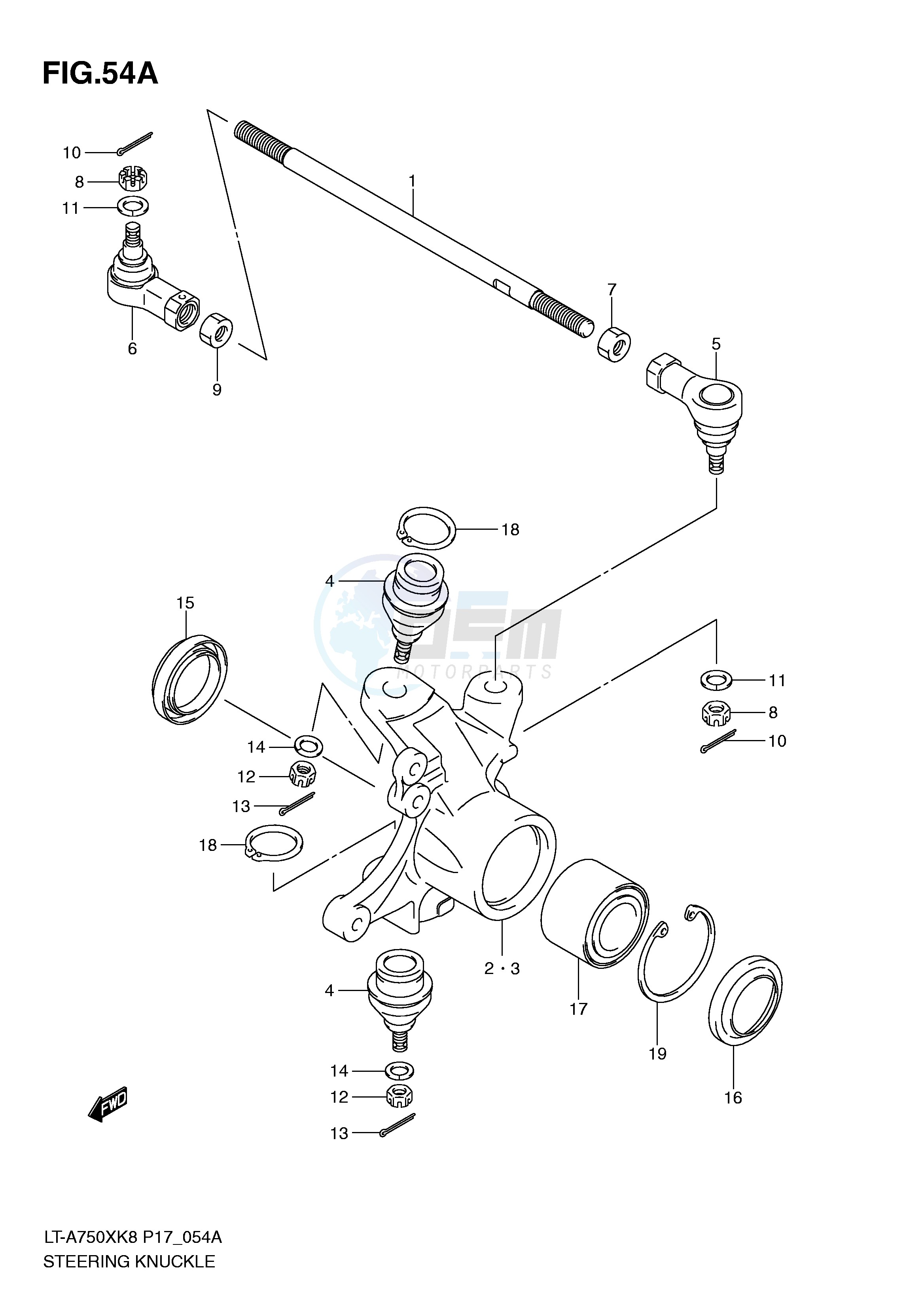 STEERING KNUCKLE (LT-A750XL0) image