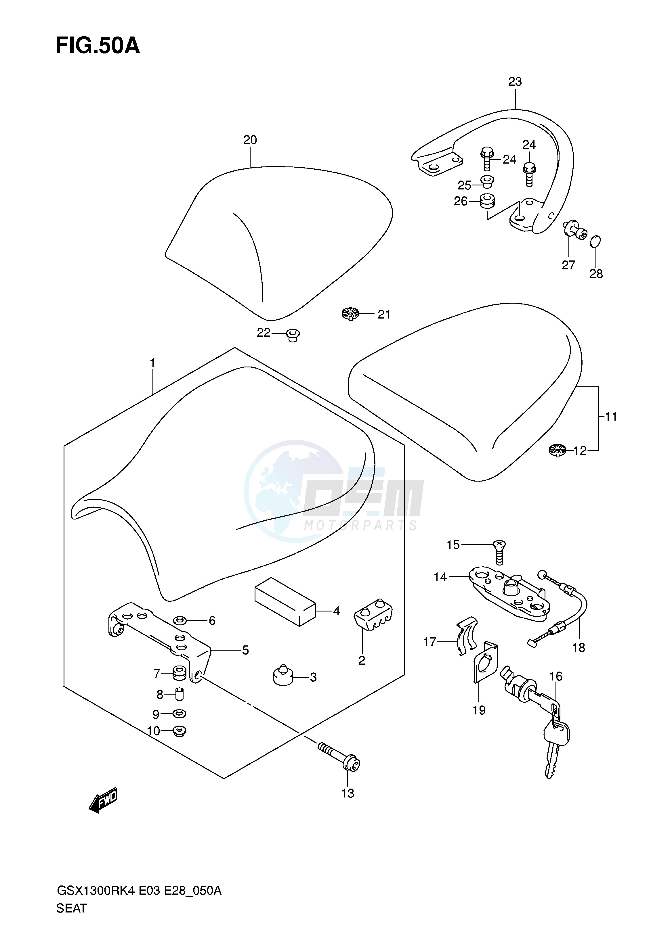 SEAT (MODEL K5) blueprint