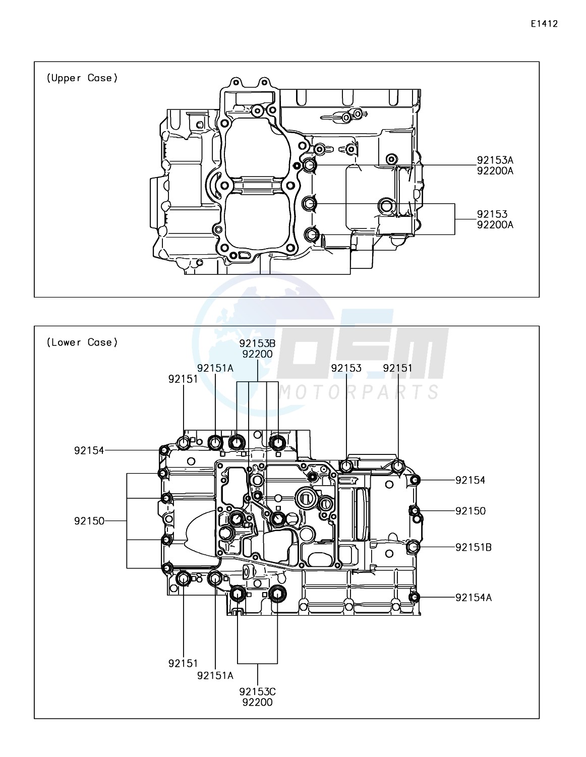 Crankcase Bolt Pattern image