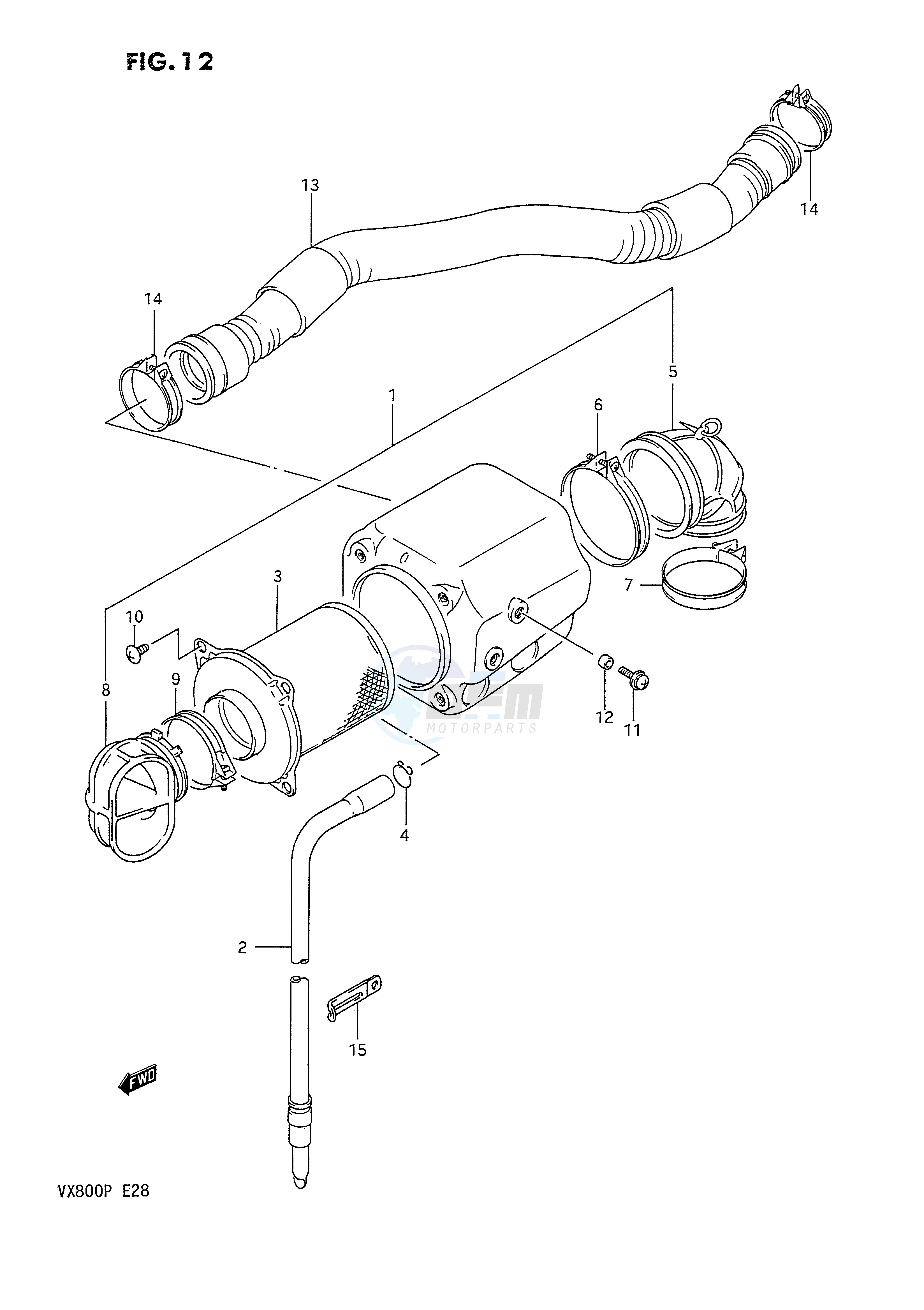 AIR CLEANER (FRONT) blueprint