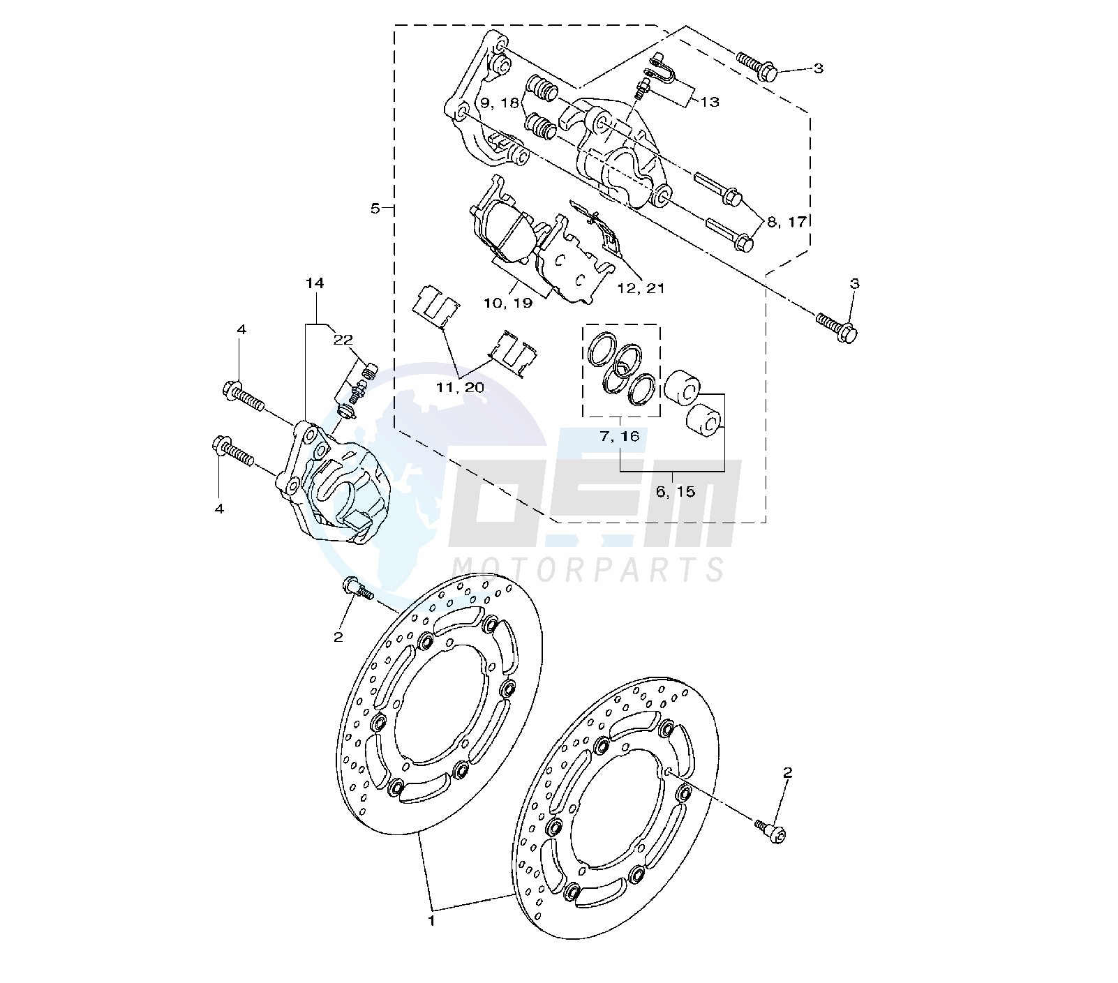 FRONT BRAKE CALIPER image