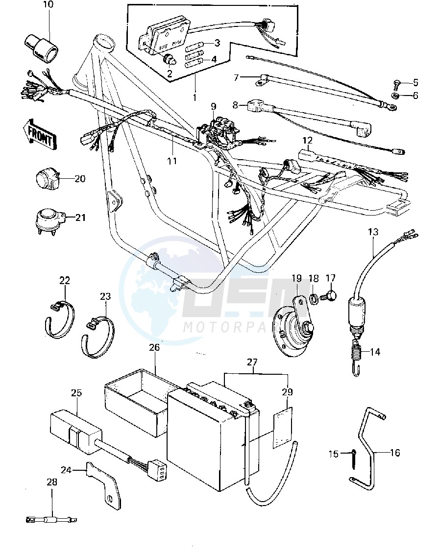 CHASSIS ELECTRICAL EQUIPMENT -- 77-78 A1_A2_A2A- - blueprint