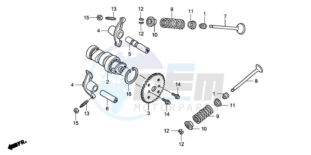 CAMSHAFT/VALVE blueprint