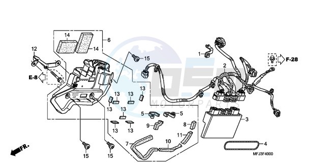 ABS CONTROL UNIT (CBR600RA) image