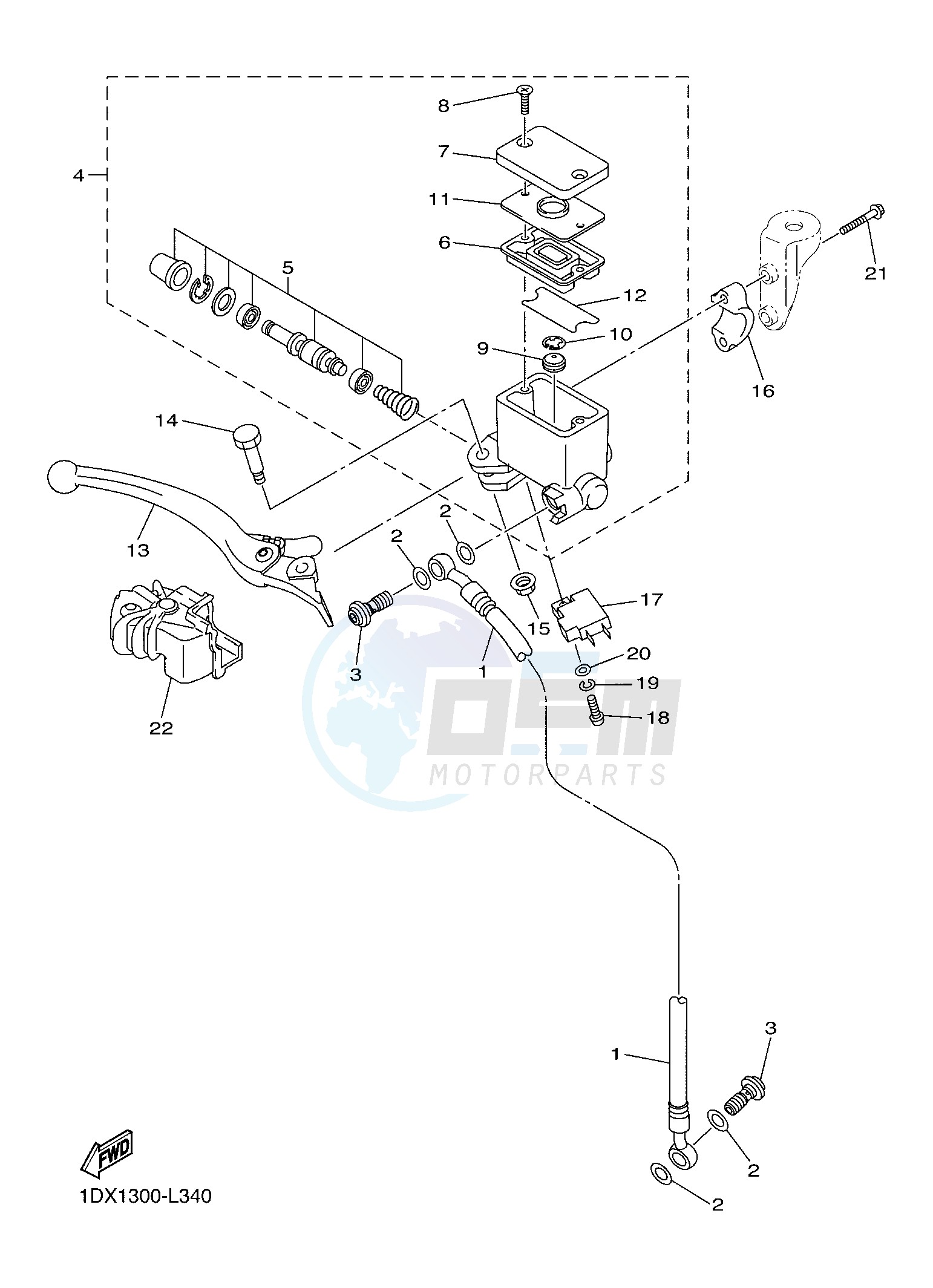 FRONT MASTER CYLINDER image