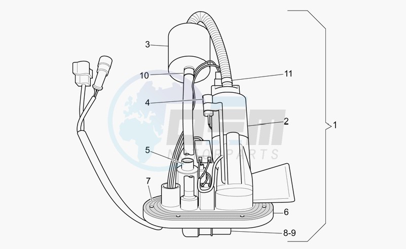 Internal fuel pump image