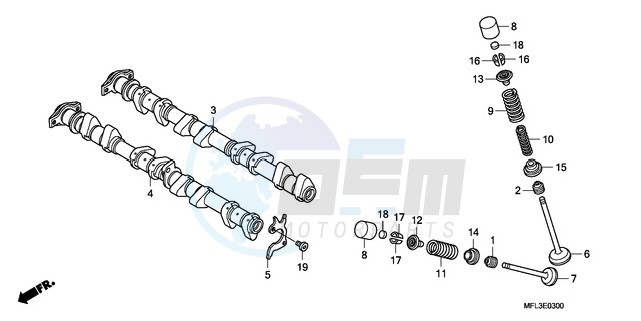 CAMSHAFT/VALVE image