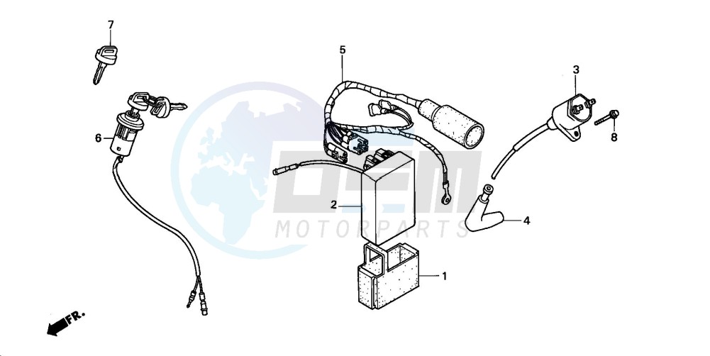 WIRE HARNESS/IGNITION COI L image