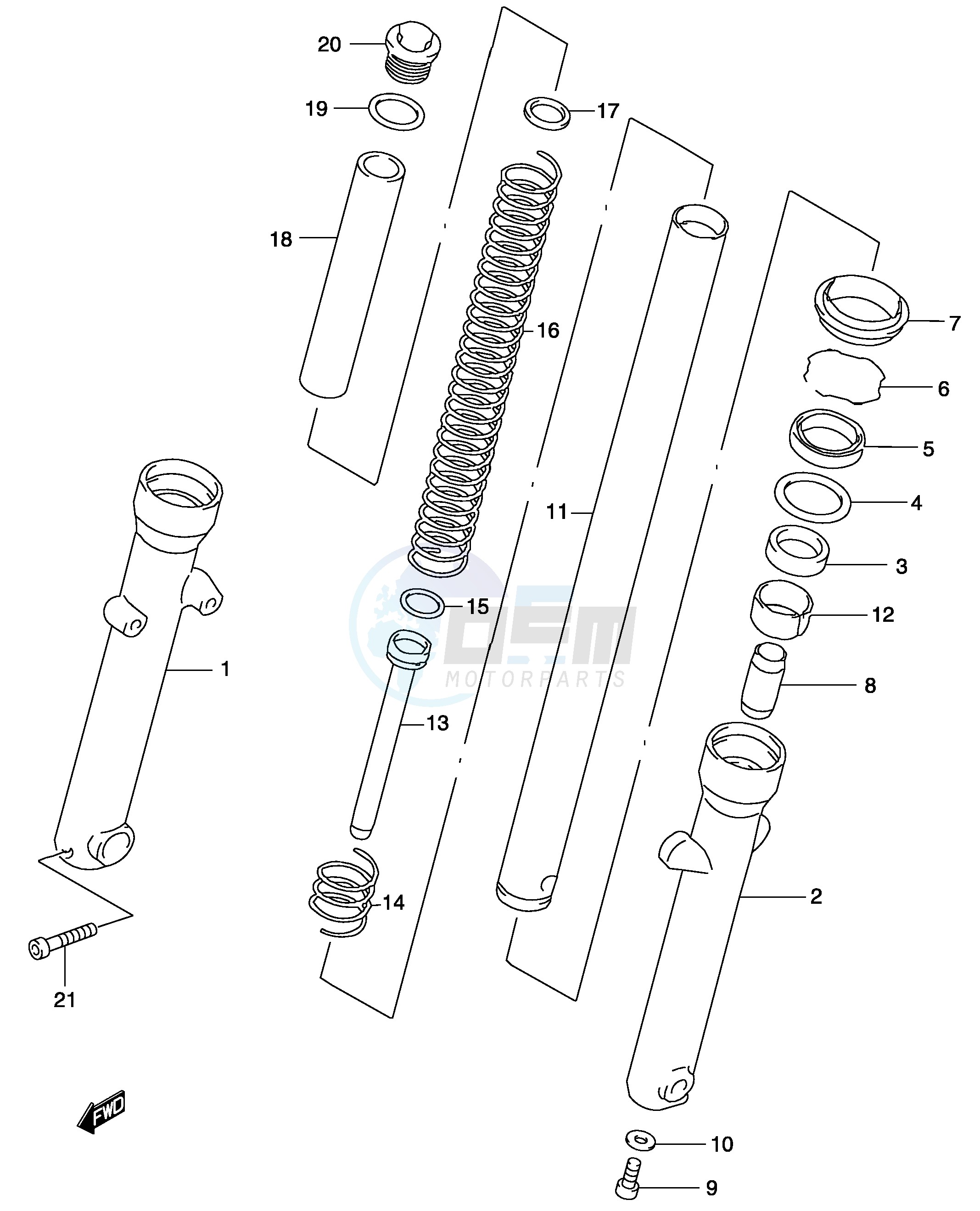 FRONT FORK DAMPER image