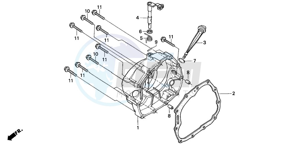 RIGHT CRANKCASE COVER image