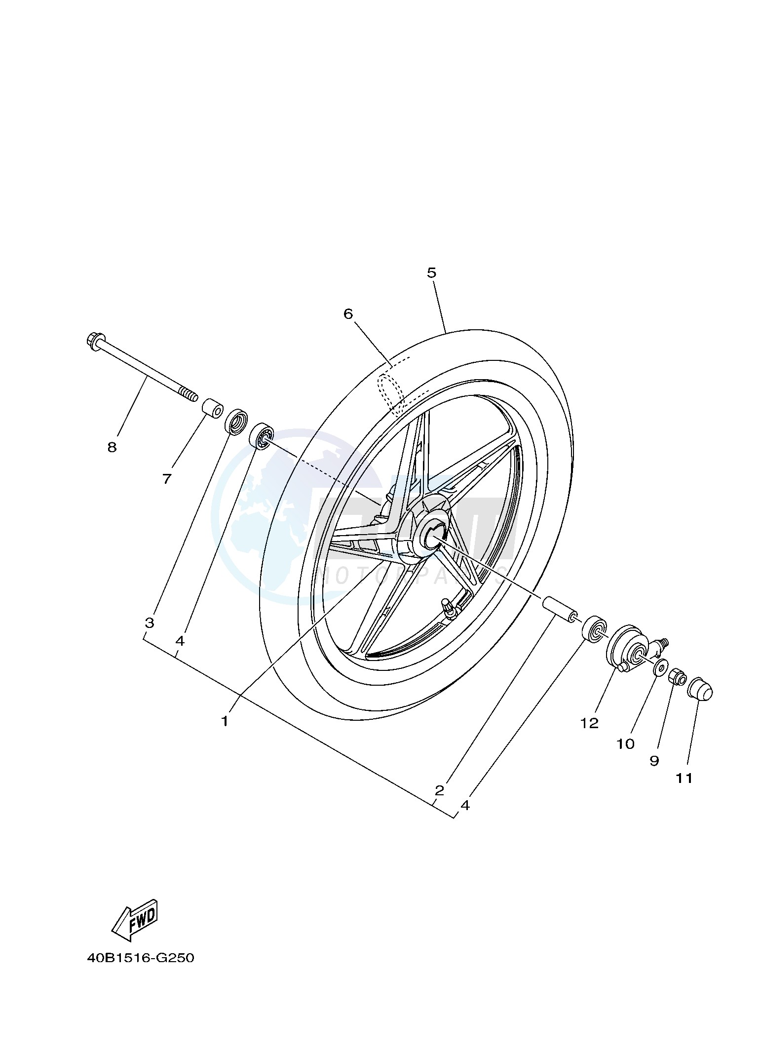 FRONT WHEEL image