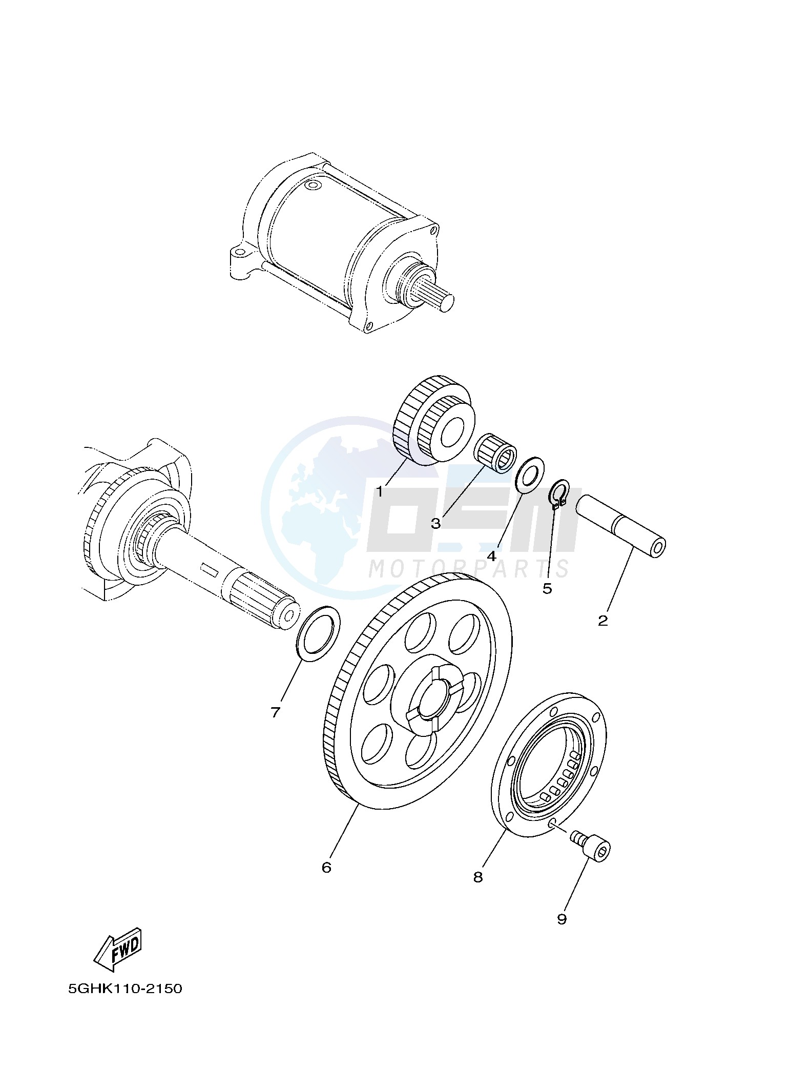 STARTER CLUTCH blueprint